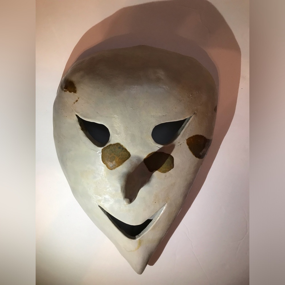 Handcrafted Ceramic Mask Wall Art strange unique decor